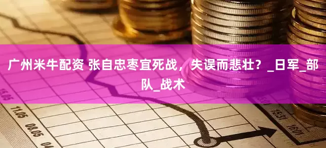 广州米牛配资 张自忠枣宜死战，失误而悲壮？_日军_部队_战术